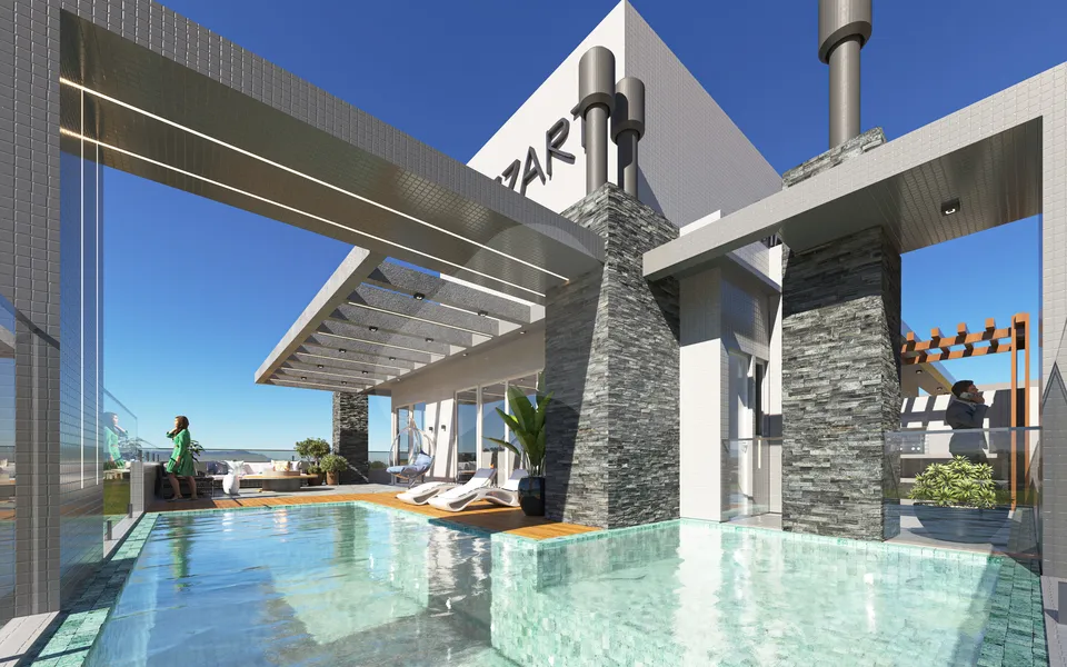 One Residence - Garden com 90,42 m², em Centro — foto 8