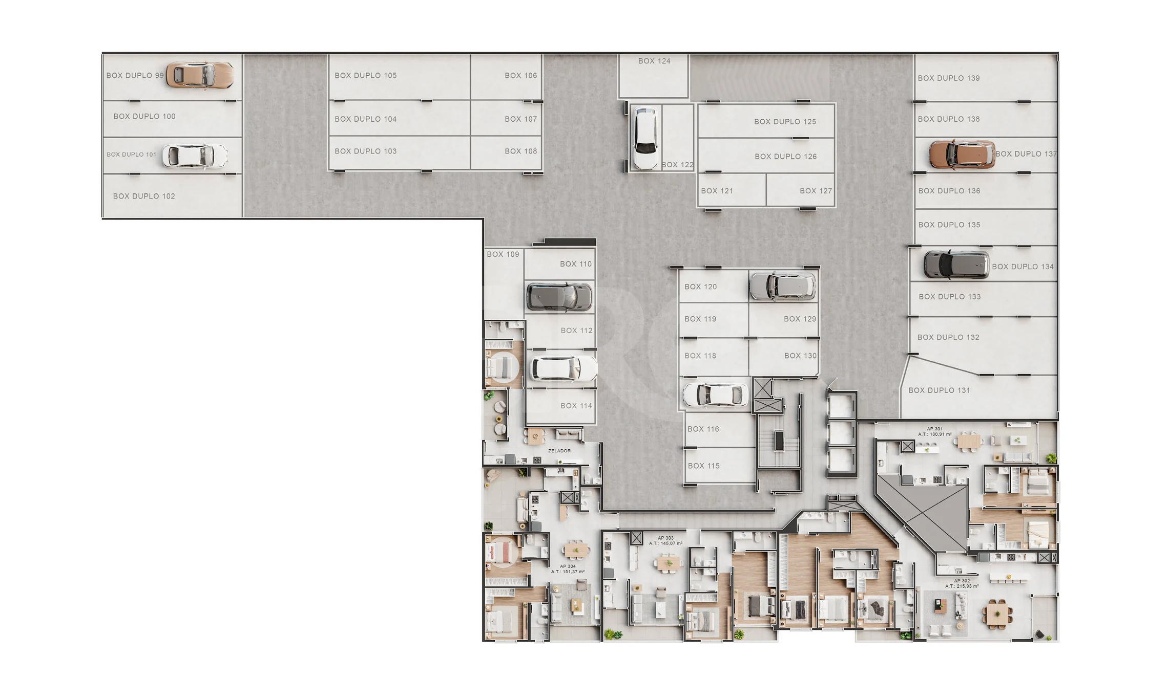 Planta — Pavimento 03