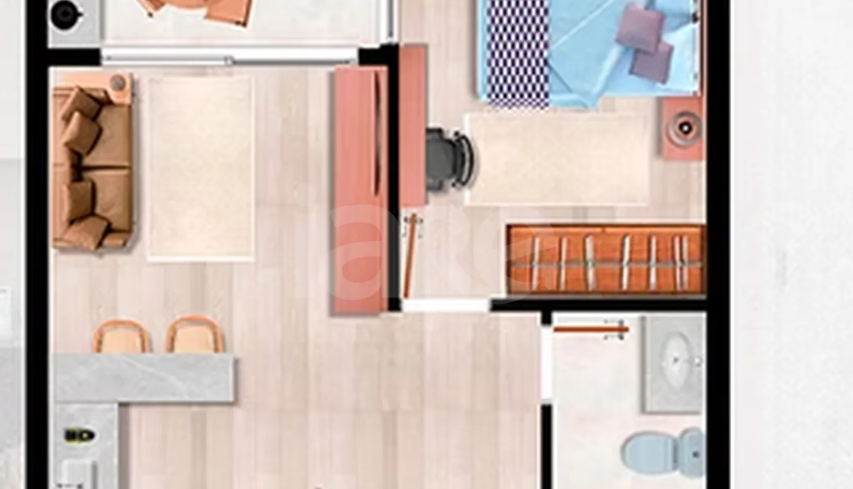 Planta — Garden 38,79 m²