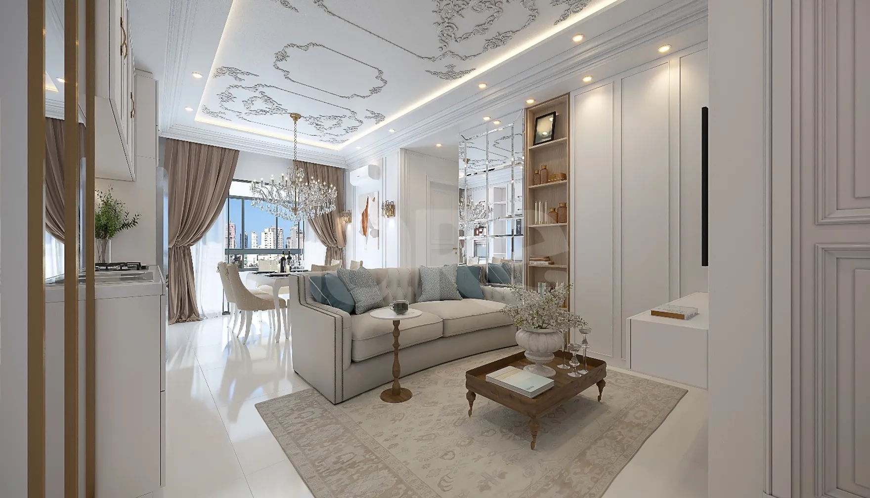 Augustus Residence - Apartamento com 56,74 m², em Morretes — foto 2