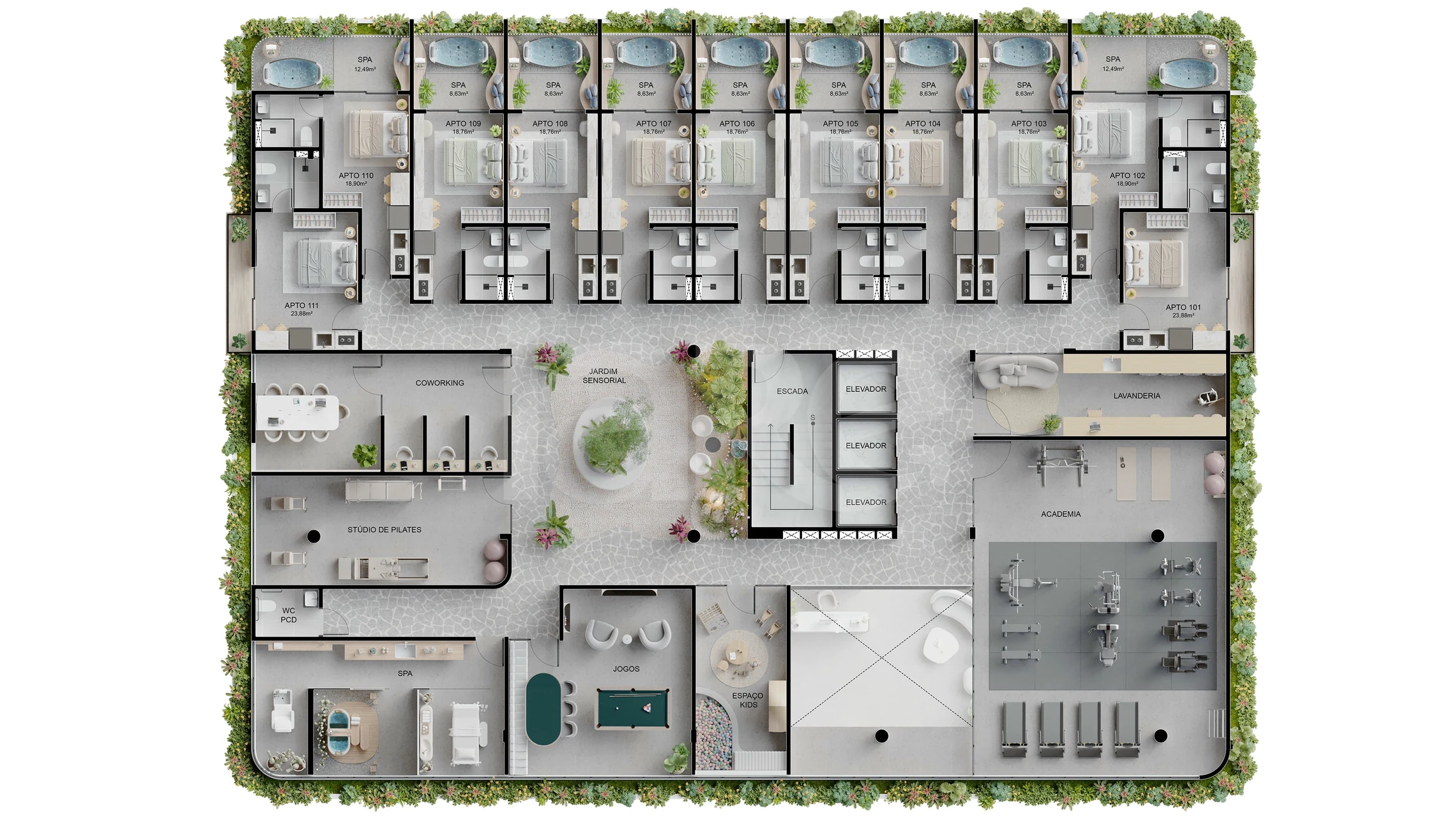 Planta — Pavimento 01