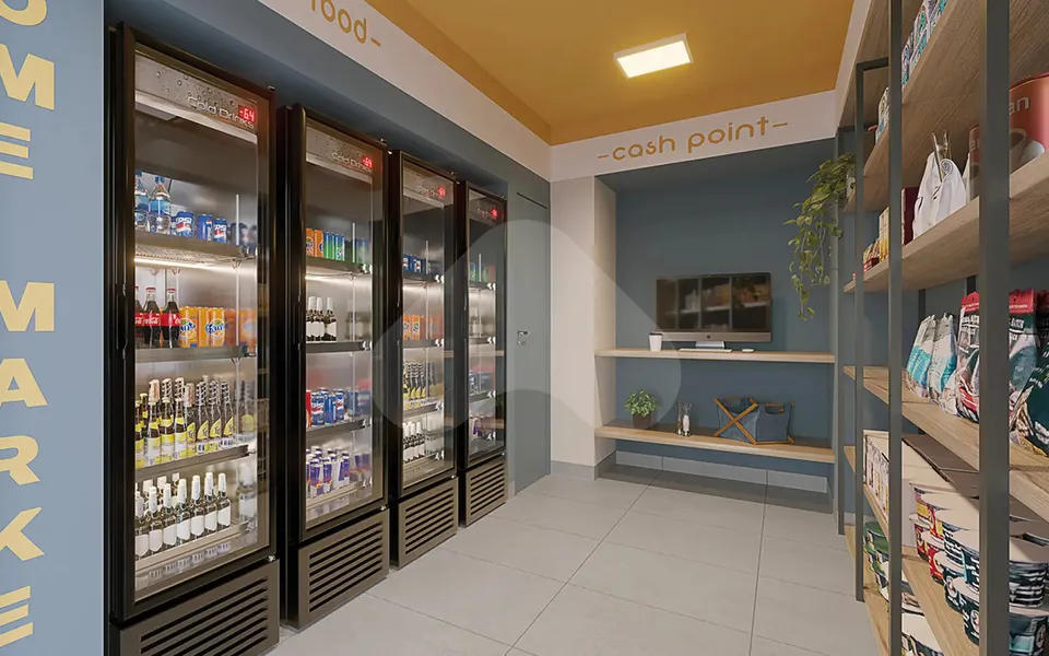 Pátio Central Galeria - Apartamento com 36,77 m², em Cambuci — foto 13