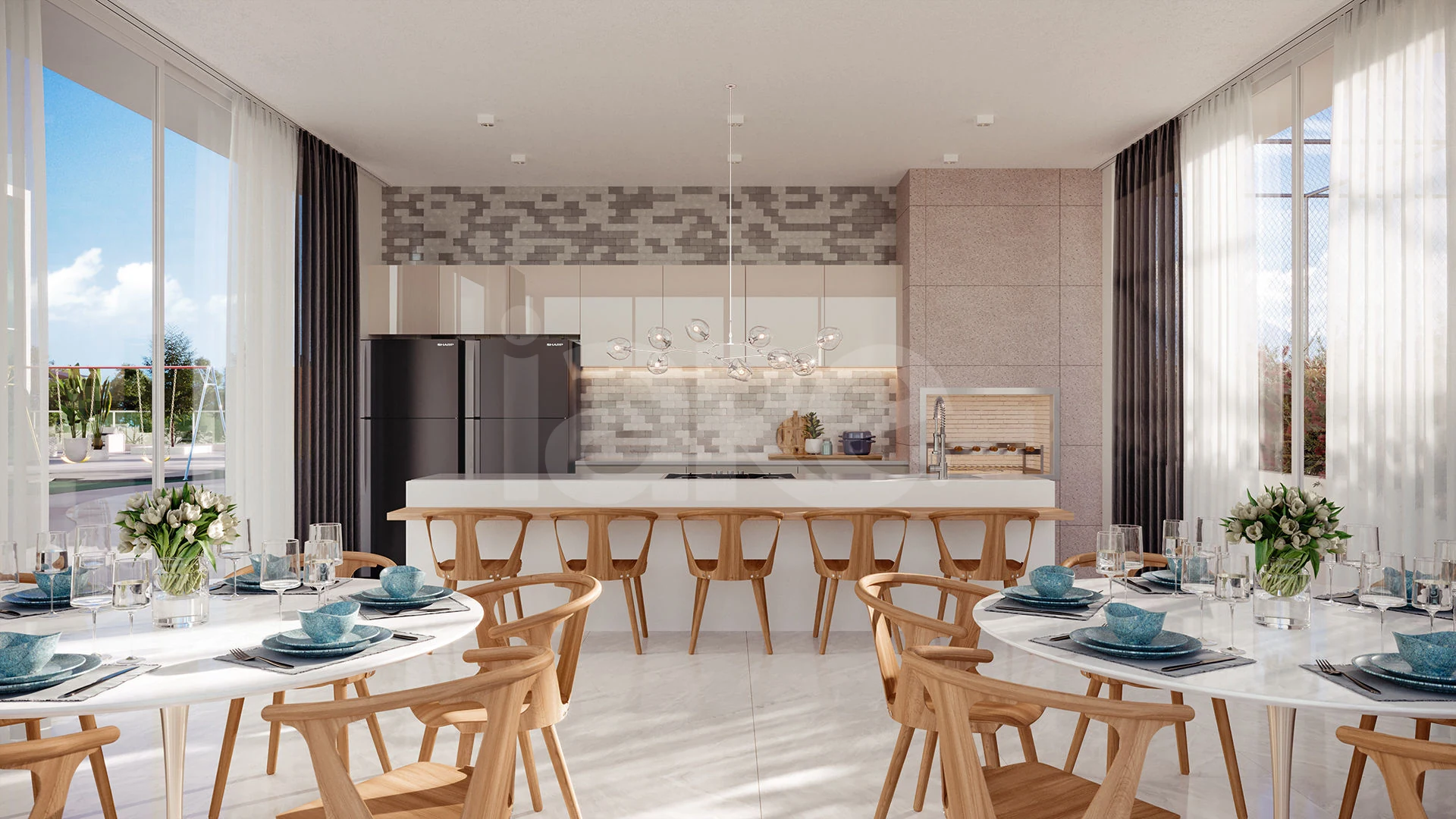 Horizon Residence - Garden com 181,02 m², em Centro — foto 10