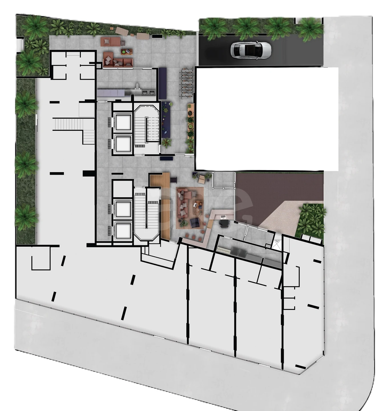 Planta — Pavimento térreo 3