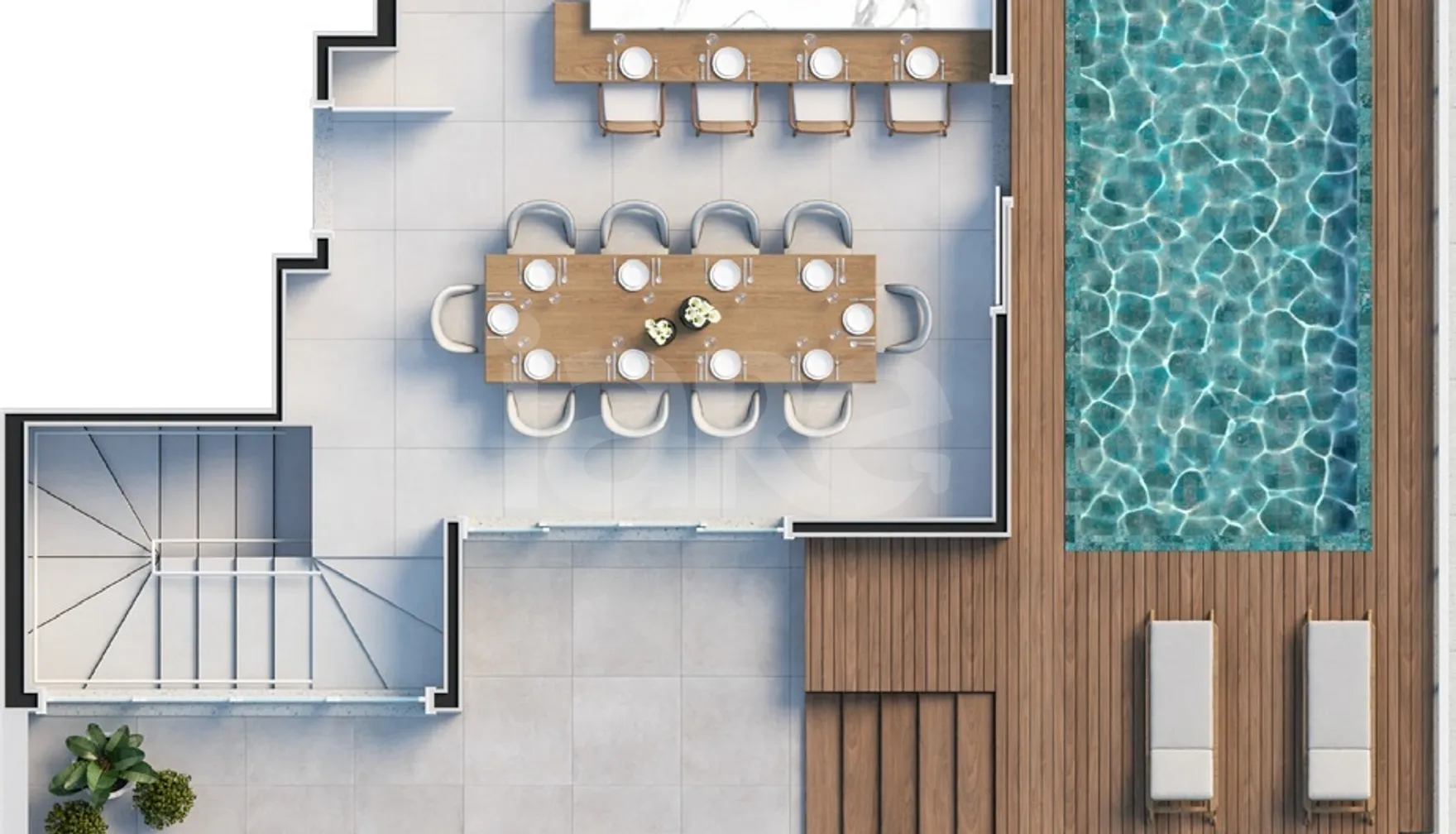 Planta — Cobertura Duplex 274,64 m²
