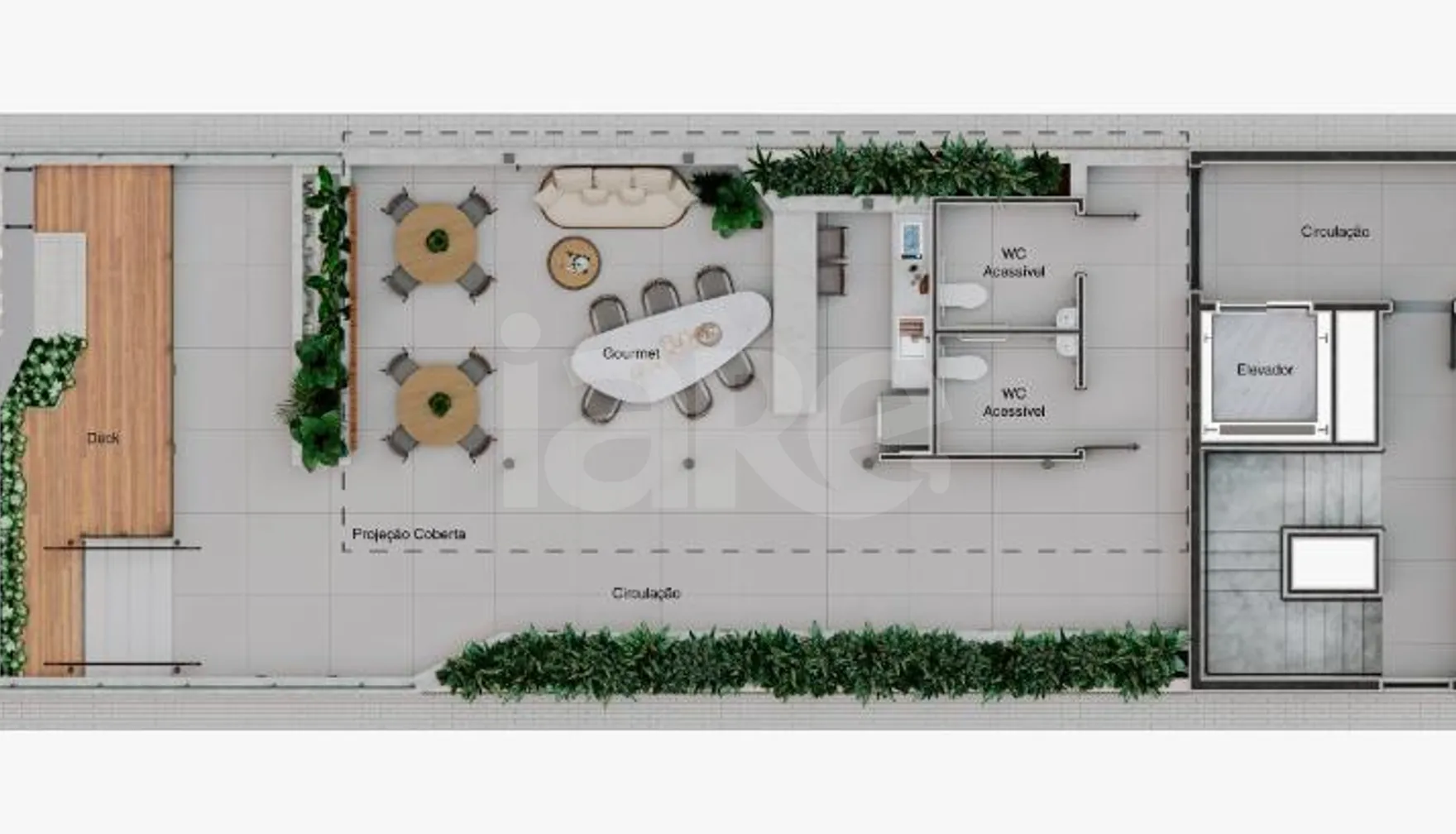 Planta — Pavimento rooftop
