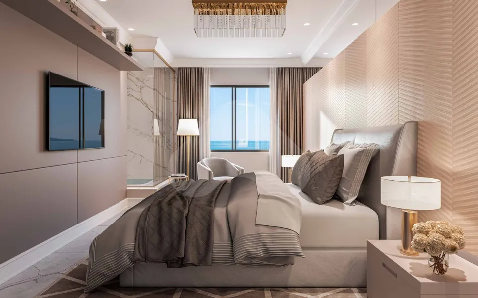 Cambirela - Apartamento com 140,2 m², em Meia Praia — foto 12