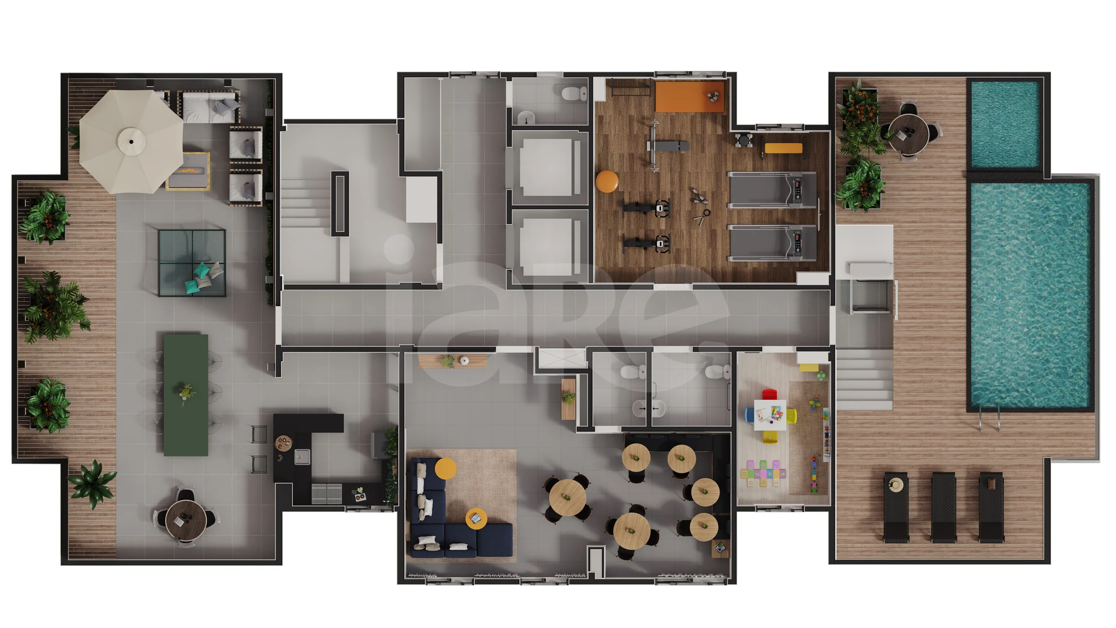 Planta — Pavimento rooftop