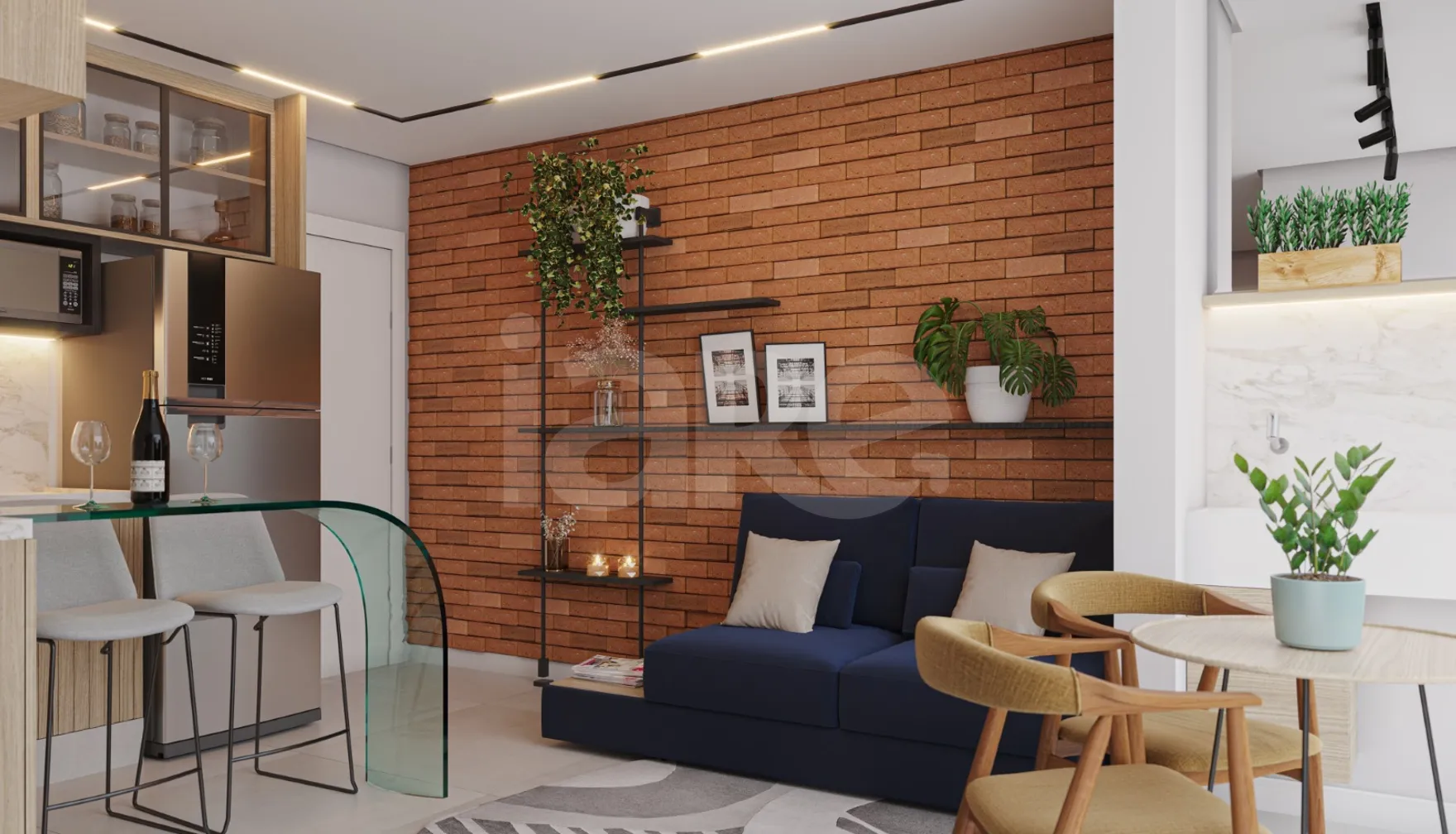 Lumy Brick - Apartamento com 30,67 m², em Vila Leopoldina — foto 3