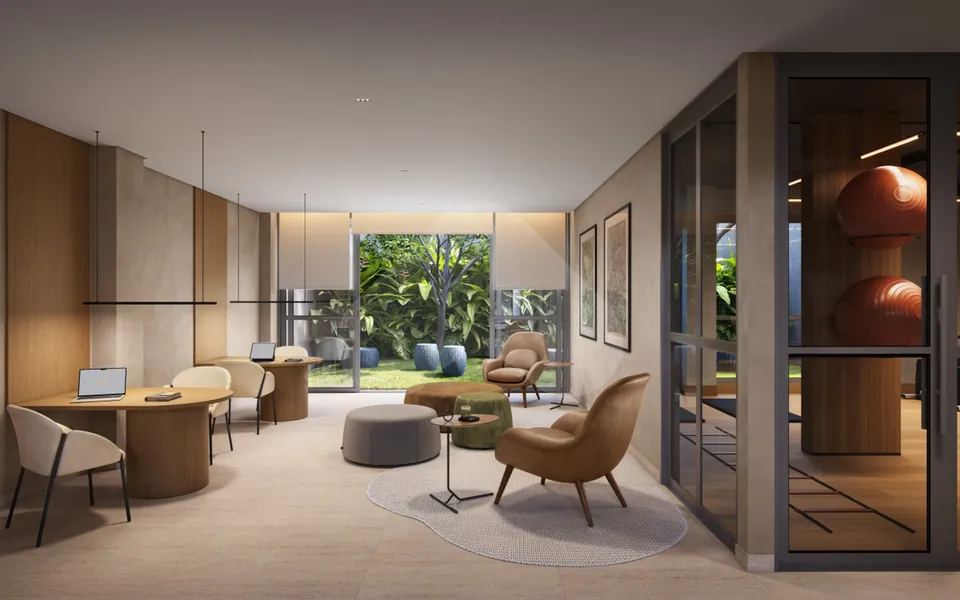 Eucalys Moema Eucalipto - Apartamento com 32,13 m², em Indianópolis — foto 3