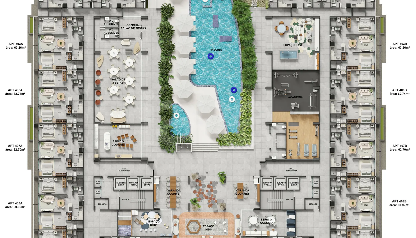 Planta — Pavimento 4