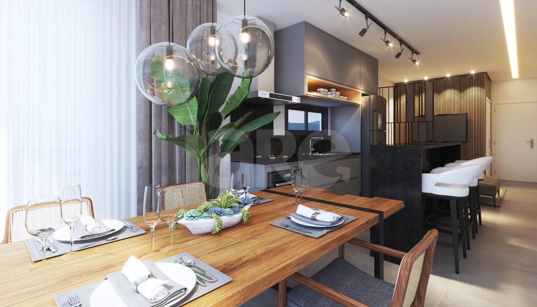 Leblon Residence - Apartamento com 79,96 m², em Perequê — foto 2
