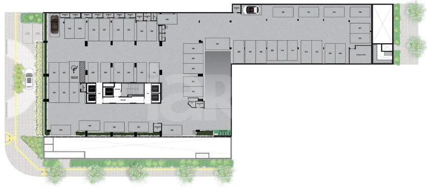 Planta — Pavimento garagem 2