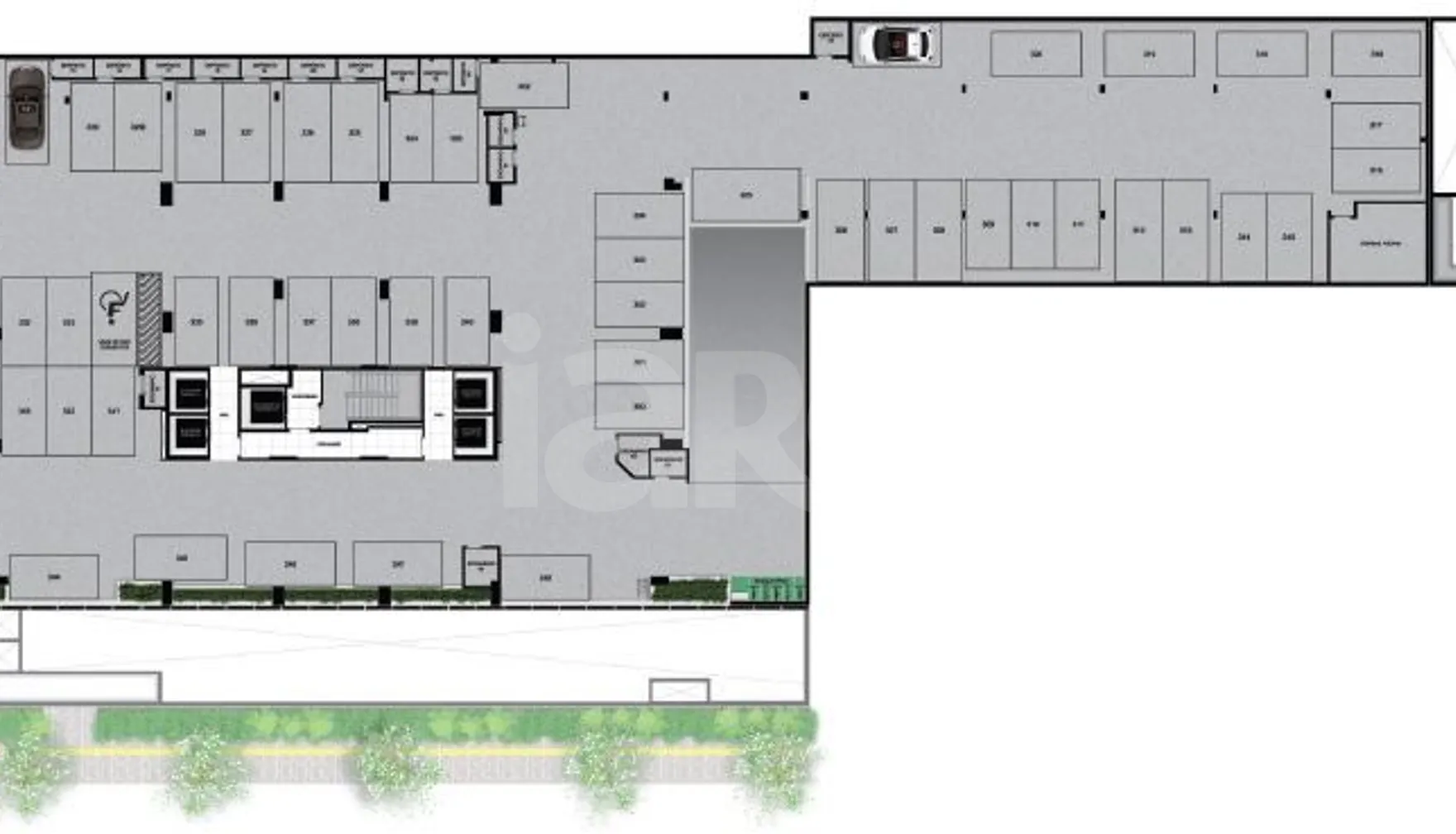 Planta — Pavimento garagem 2