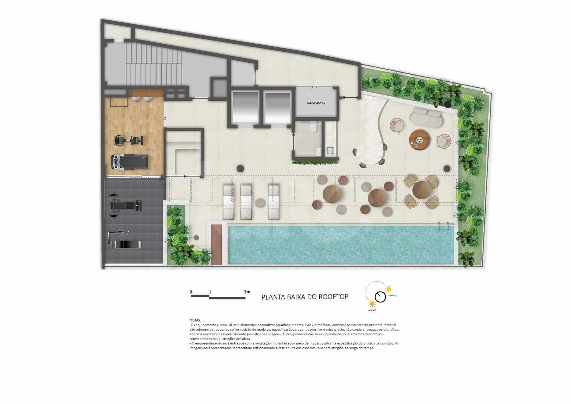Planta — Pavimento rooftop