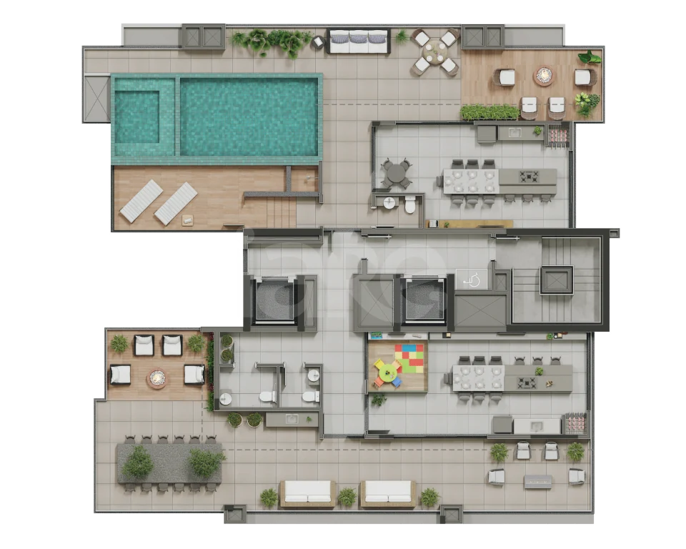 Planta — Pavimento rooftop