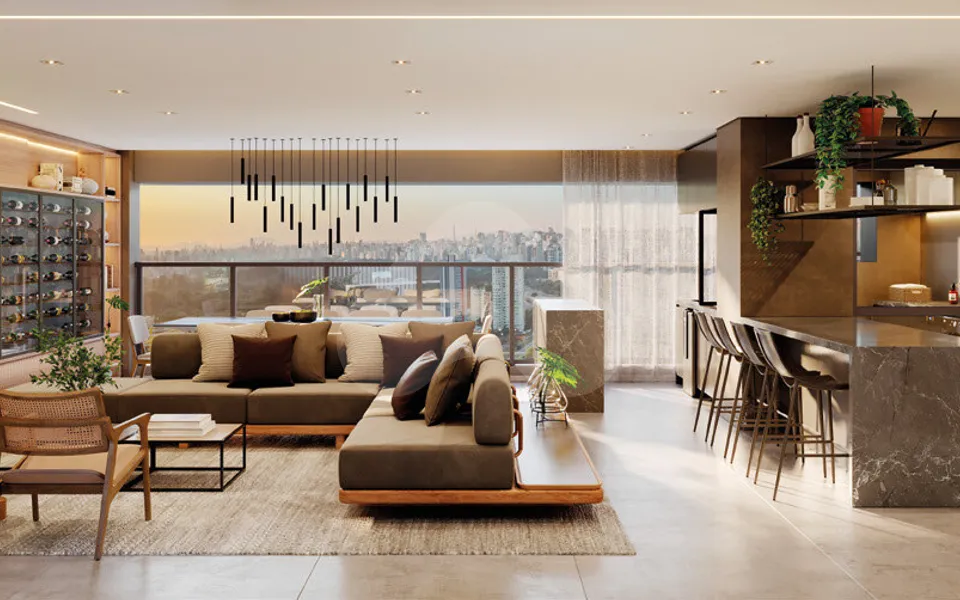 Gaia Ibirapuera - Apartamento com 147,43 m², em Ibirapuera — foto 2