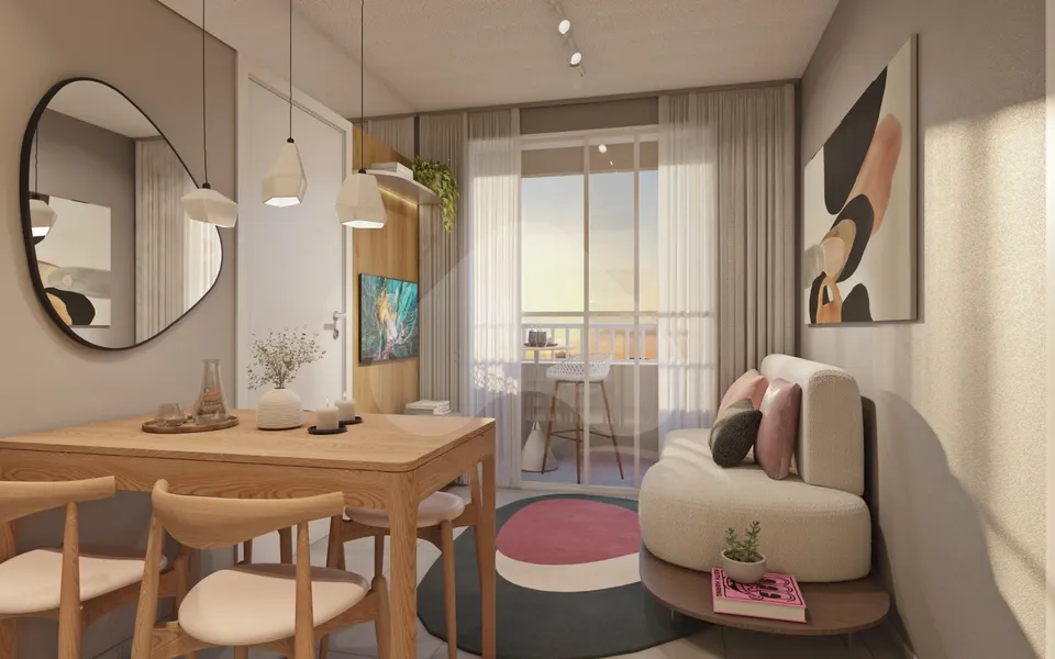 Equale Condomínio Clube - Apartamento com 35,08 m², em Socorro — foto 2