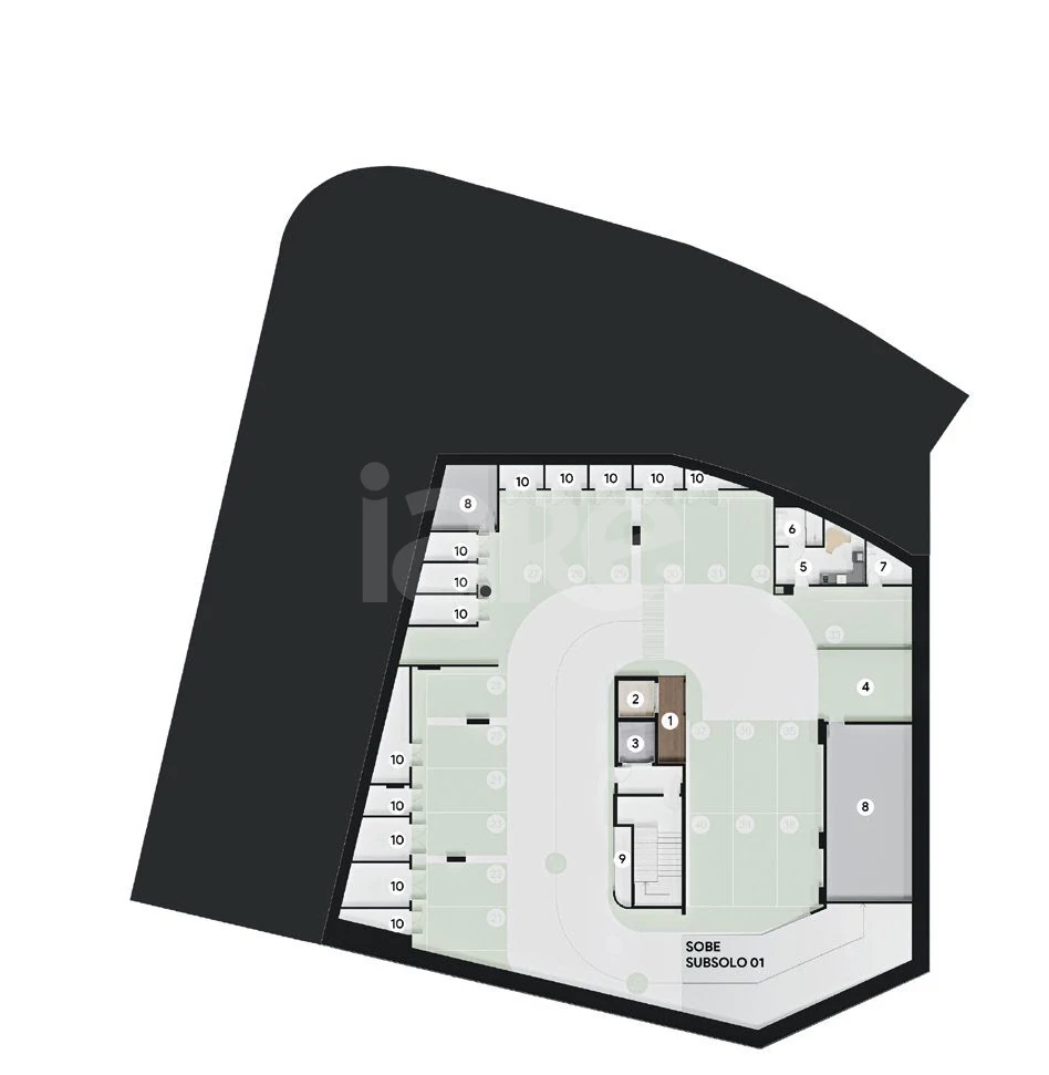 Planta — Pavimento subsolo 2