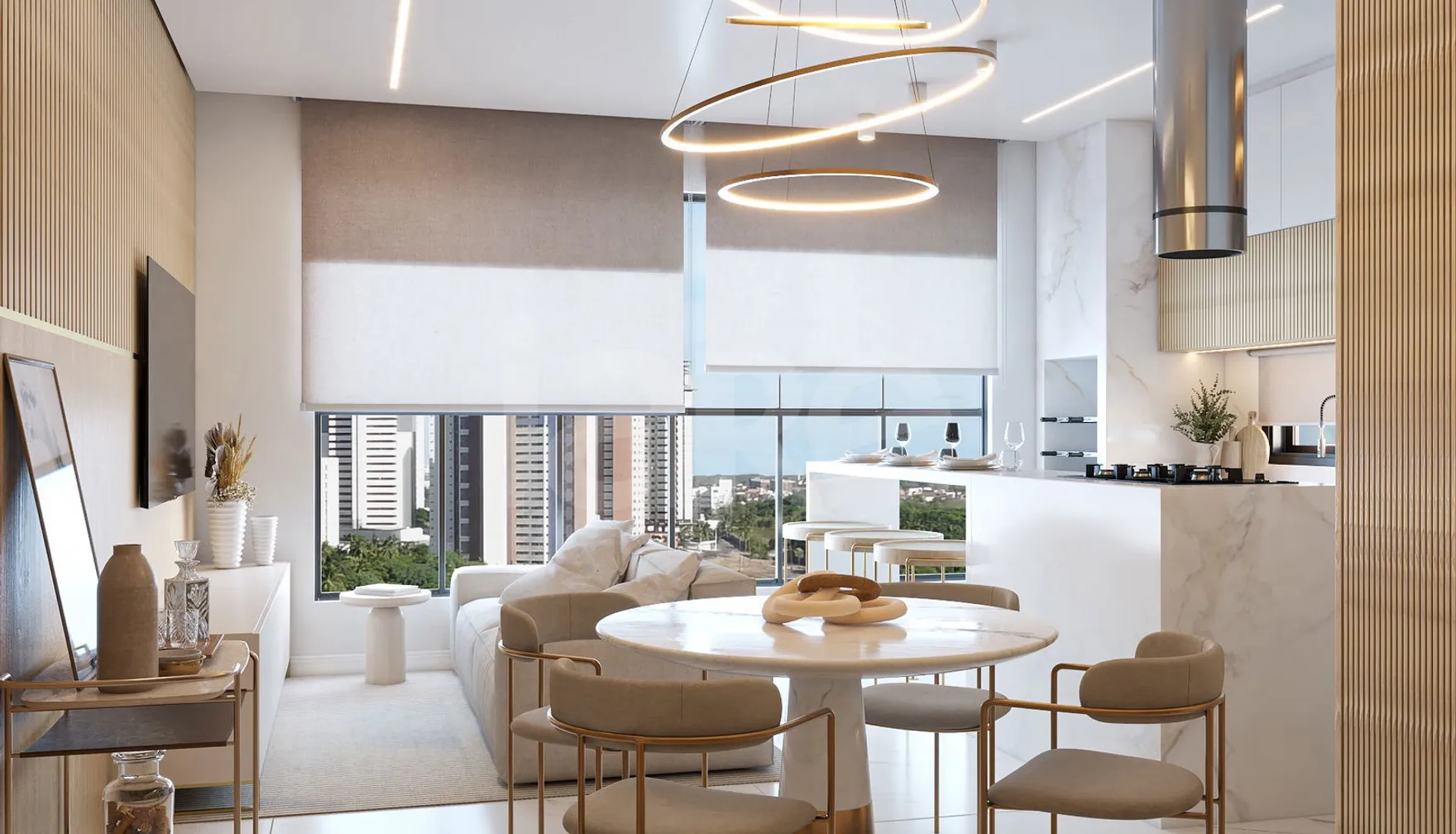 Valência - Apartamento com 82,55 m², em Perequê — foto 4