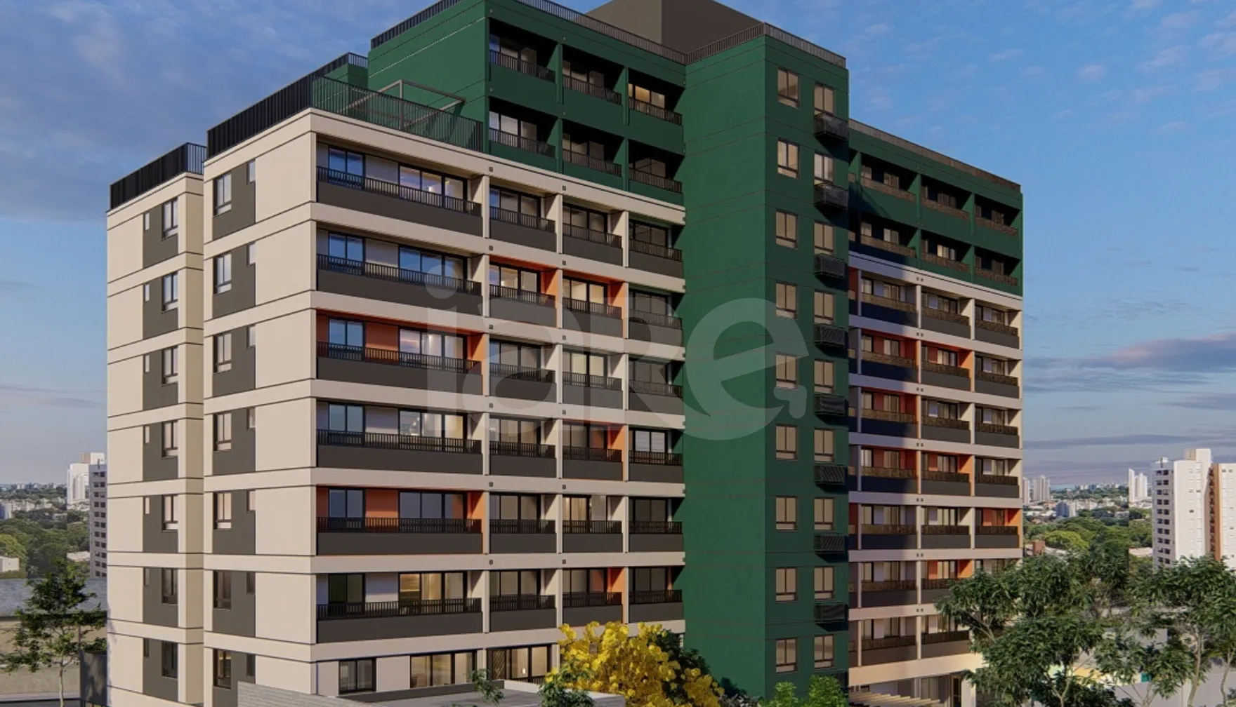 Nurban Campo Belo - Apartamento com 36,71 m², em Campo Belo — foto 1
