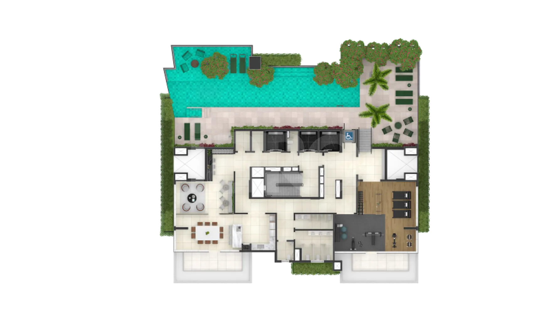 Planta — Implantação 22º pavimento