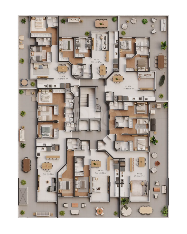 Planta — Pavimento 4
