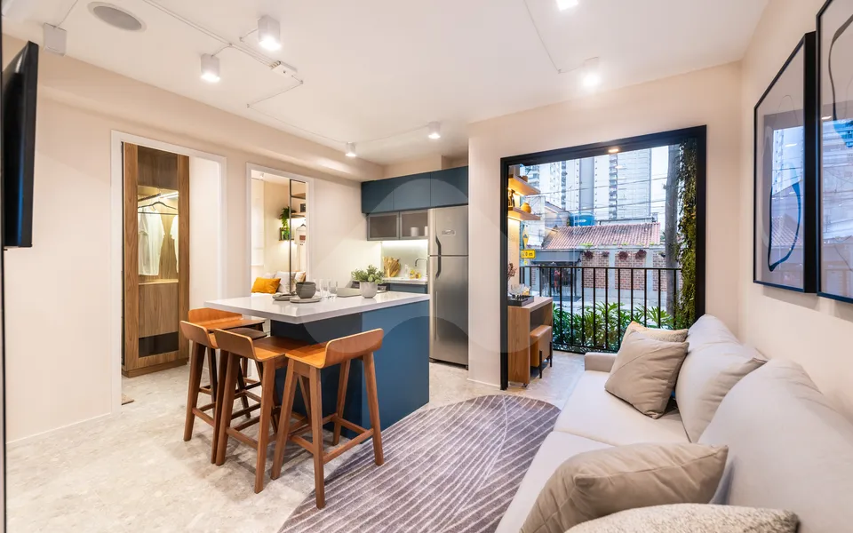 Bracon Faria Lima - Apartamento com 24,37 m², em Pinheiros — foto 2
