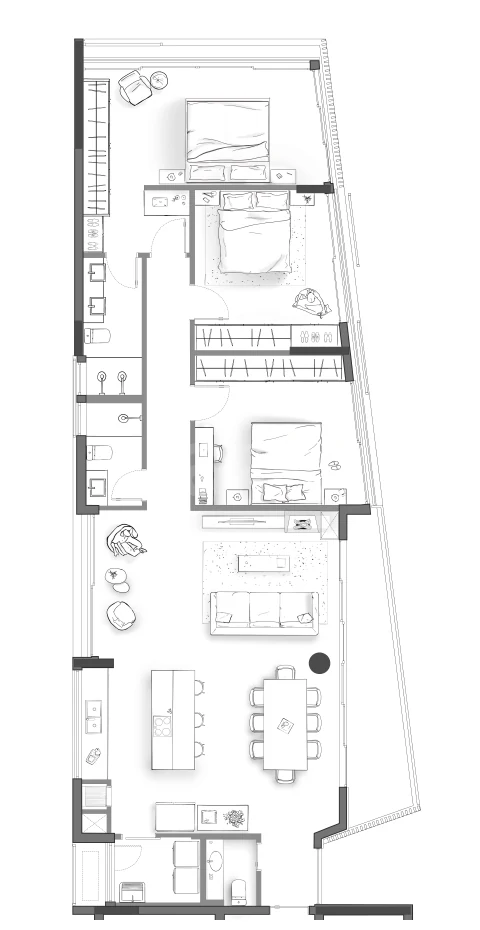 Planta — Garden 130,44 m²