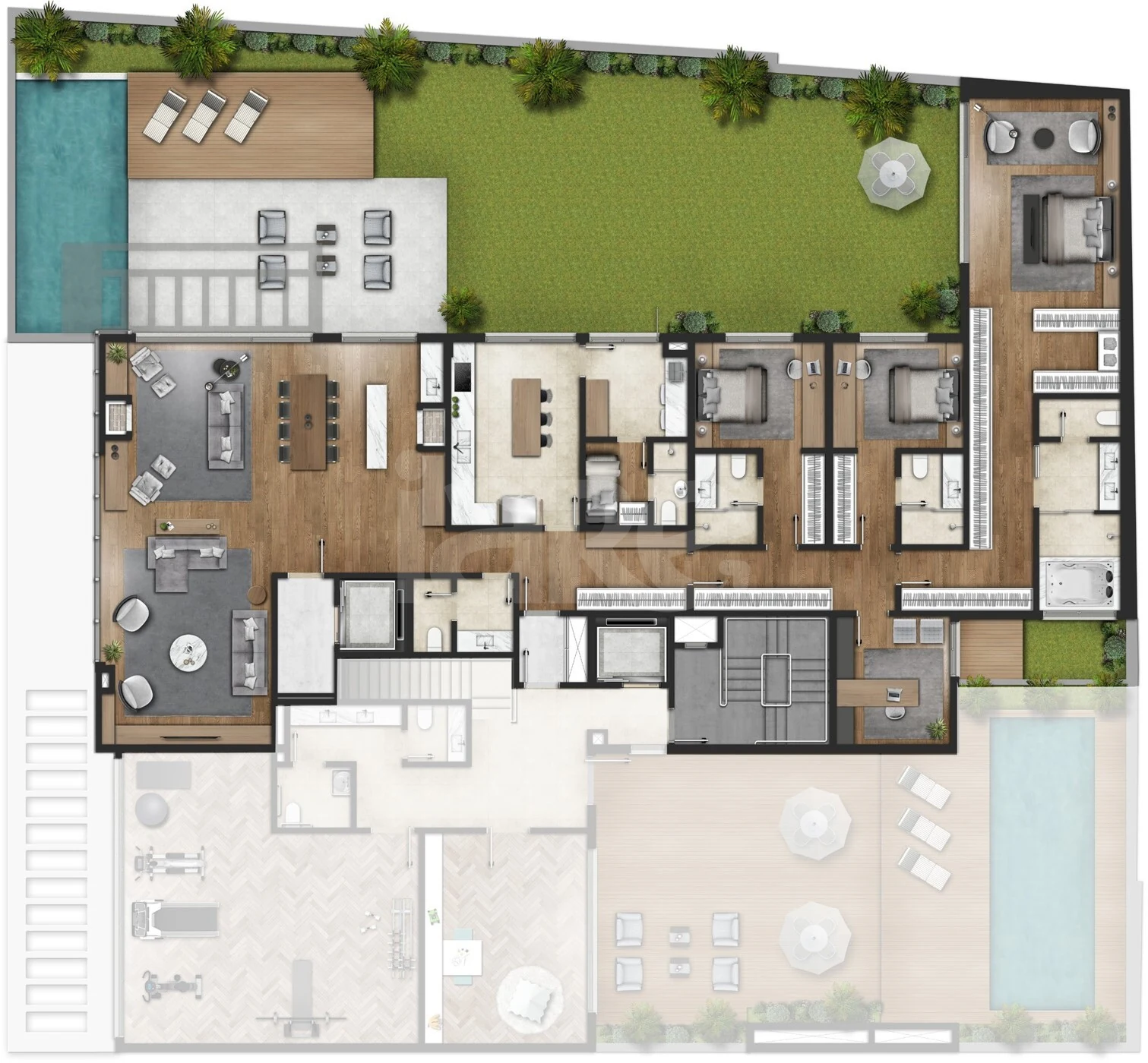 Planta — Garden 472,12 m²
