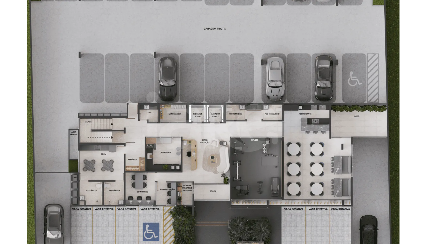 Planta — Pavimento térreo