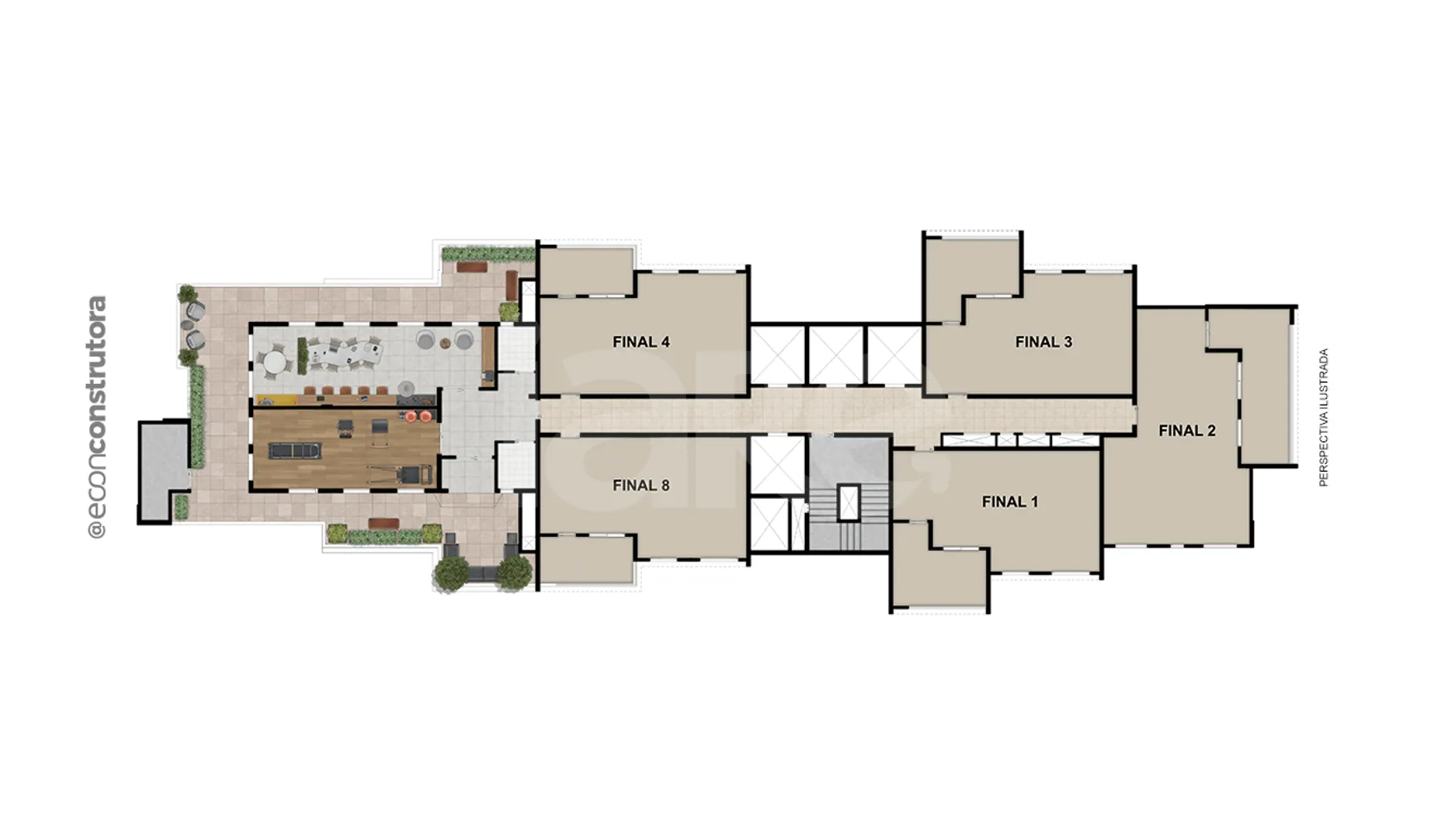 Planta — Pavimento rooftop