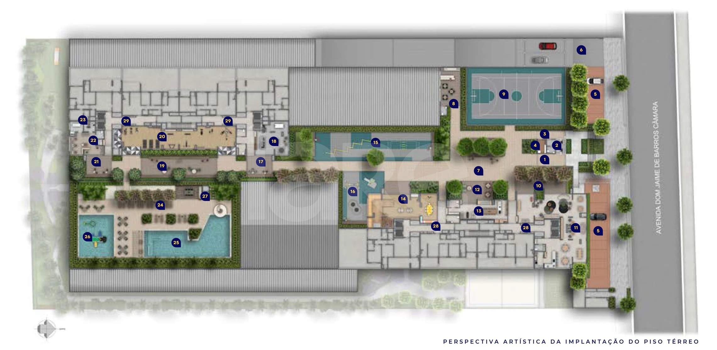 Planta — Pavimento lazer 2