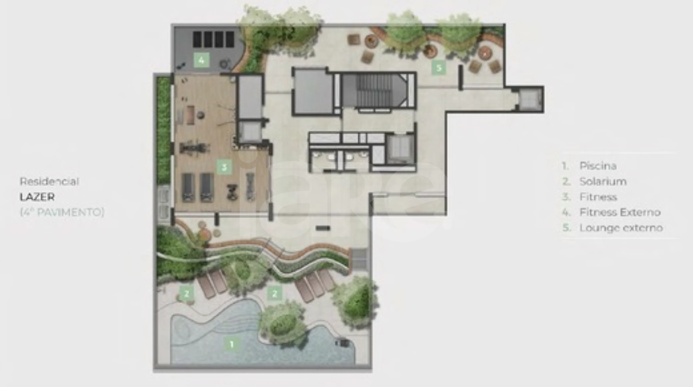 Planta — Pavimento lazer 2