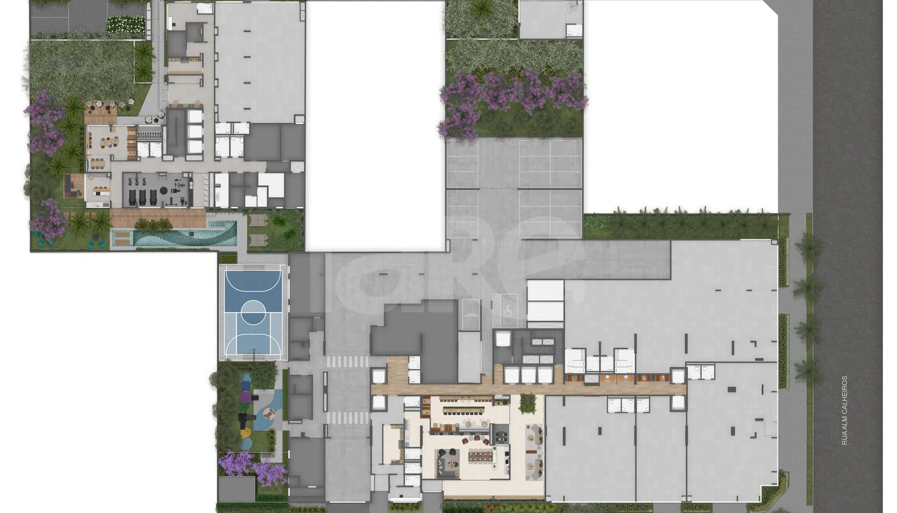 Planta — Implantação térreo