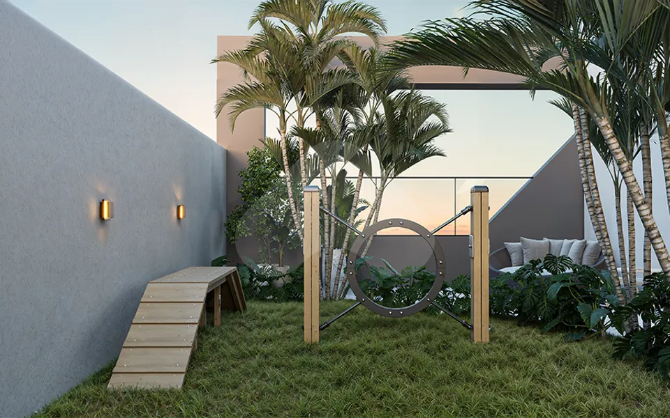 Interlagos - Apartamento com 34,57 m², em Balneário Perequê — foto 4