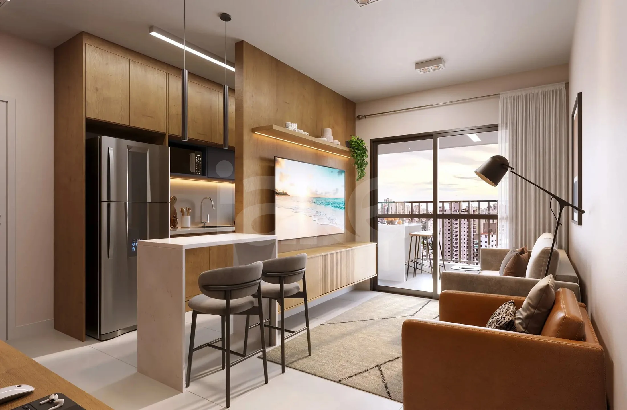 Planta — Studio 65,45 m²