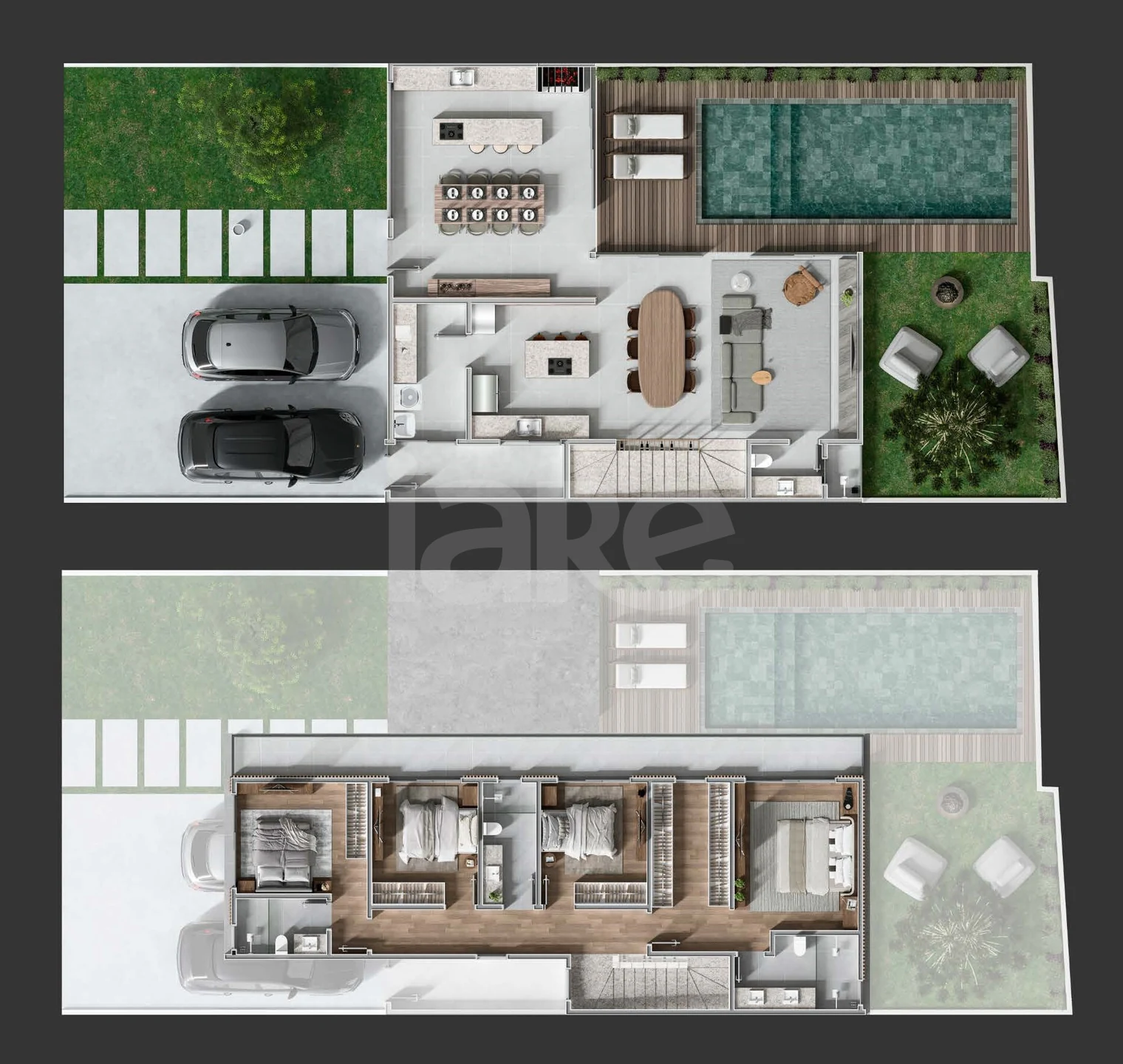 Planta — Casa em Condomínio 252 m²