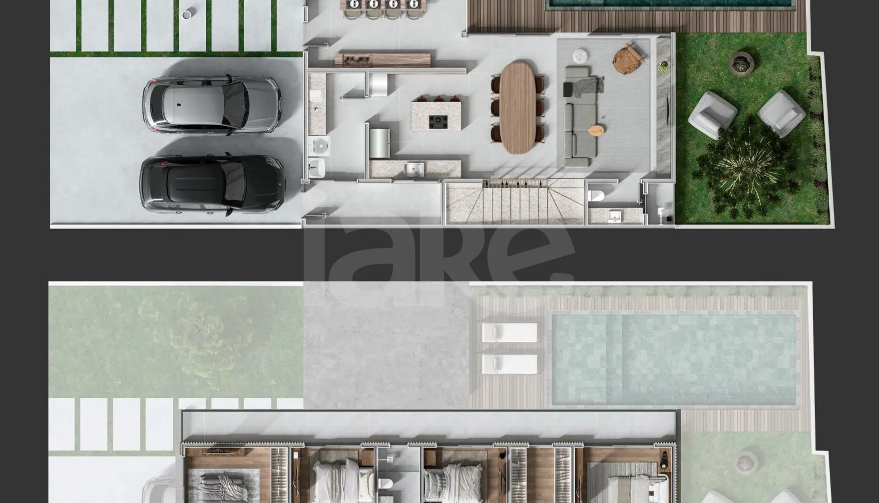 Planta — Casa em Condomínio 252 m²