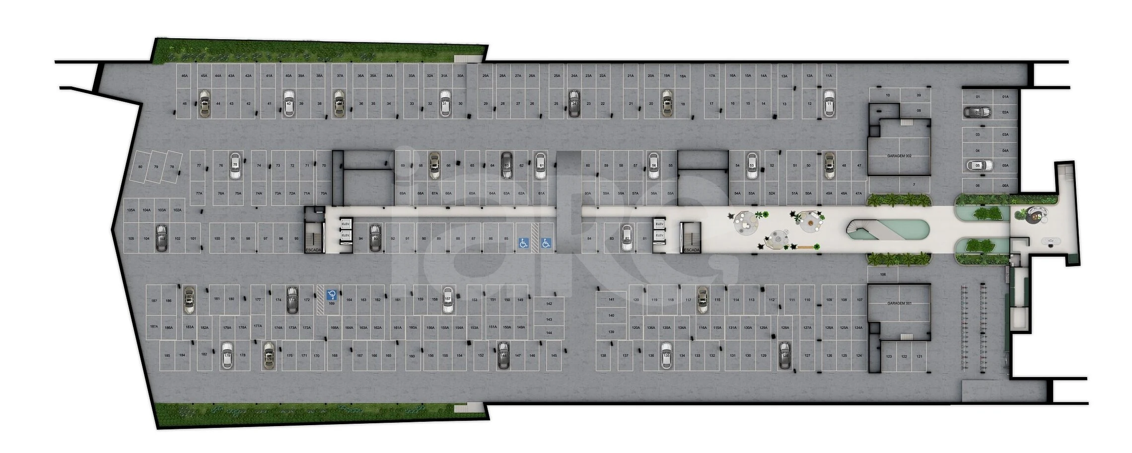 Planta — Pavimento subsolo