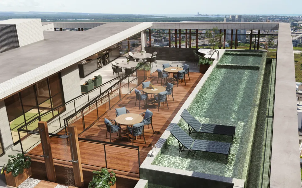 Porto Jardins - Apartamento com 66,13 m², em Intermares — foto 26