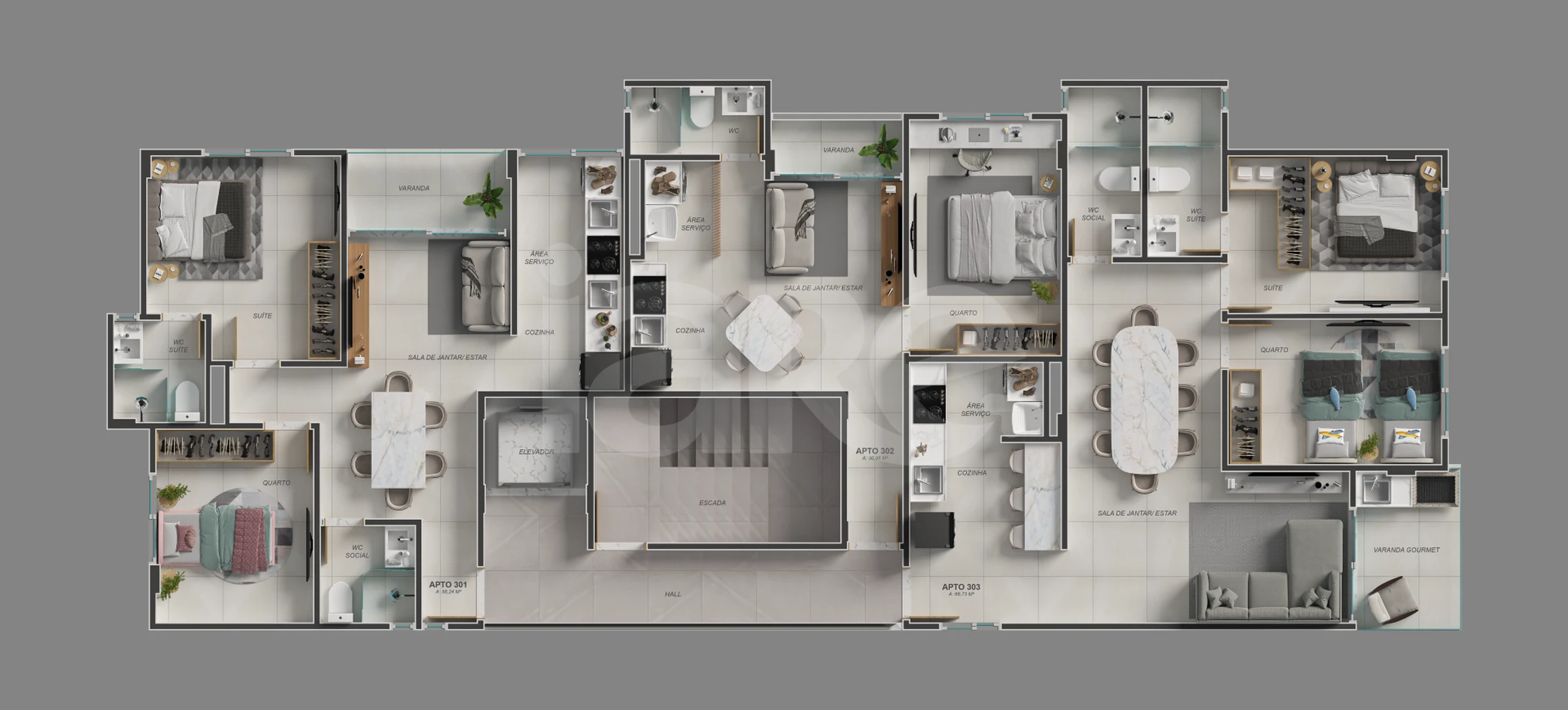 Planta — Pavimento 03