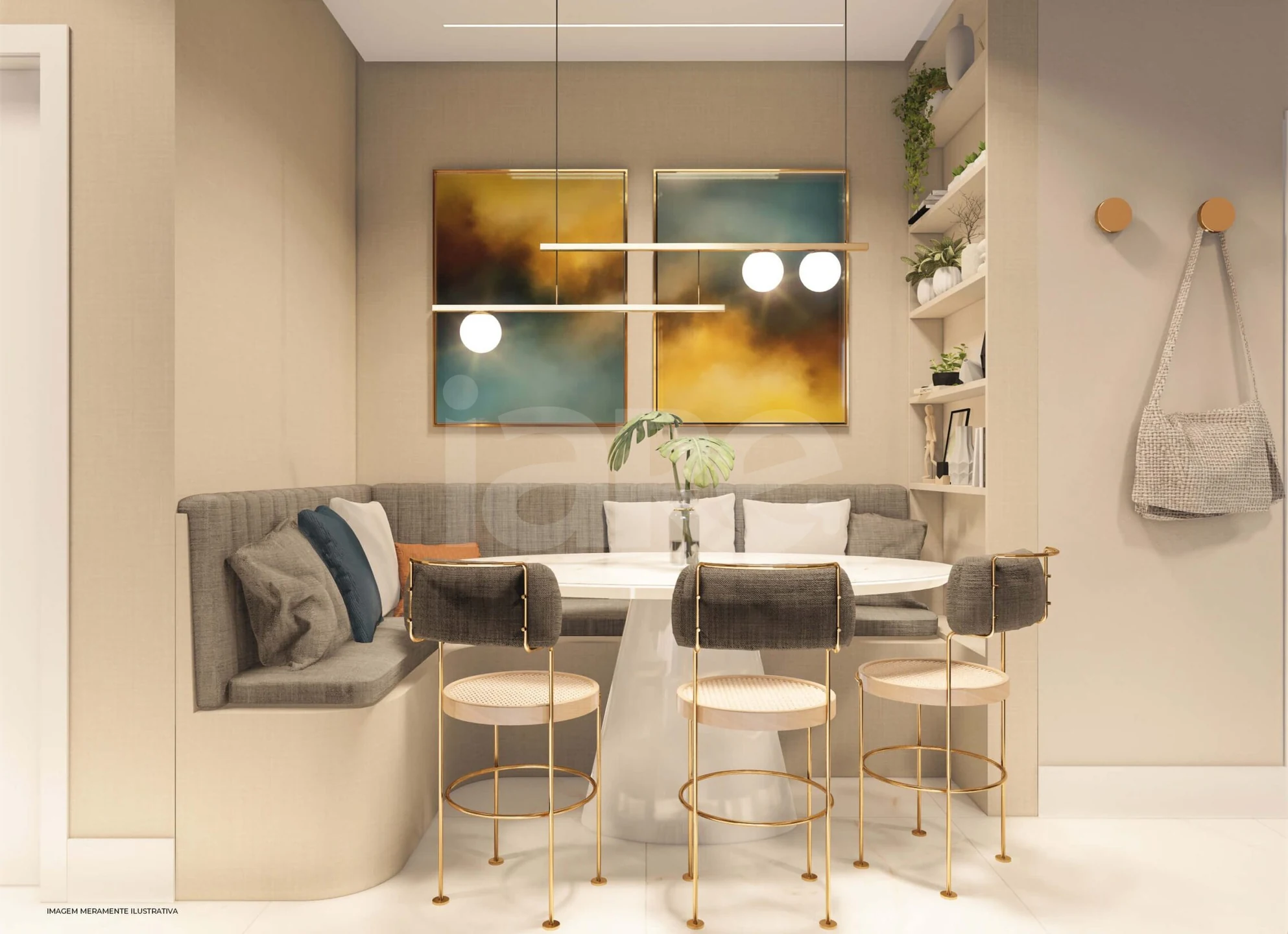 JJR Hortência - Apartamento com 71,67 m², em Vila Carvalho — foto 4