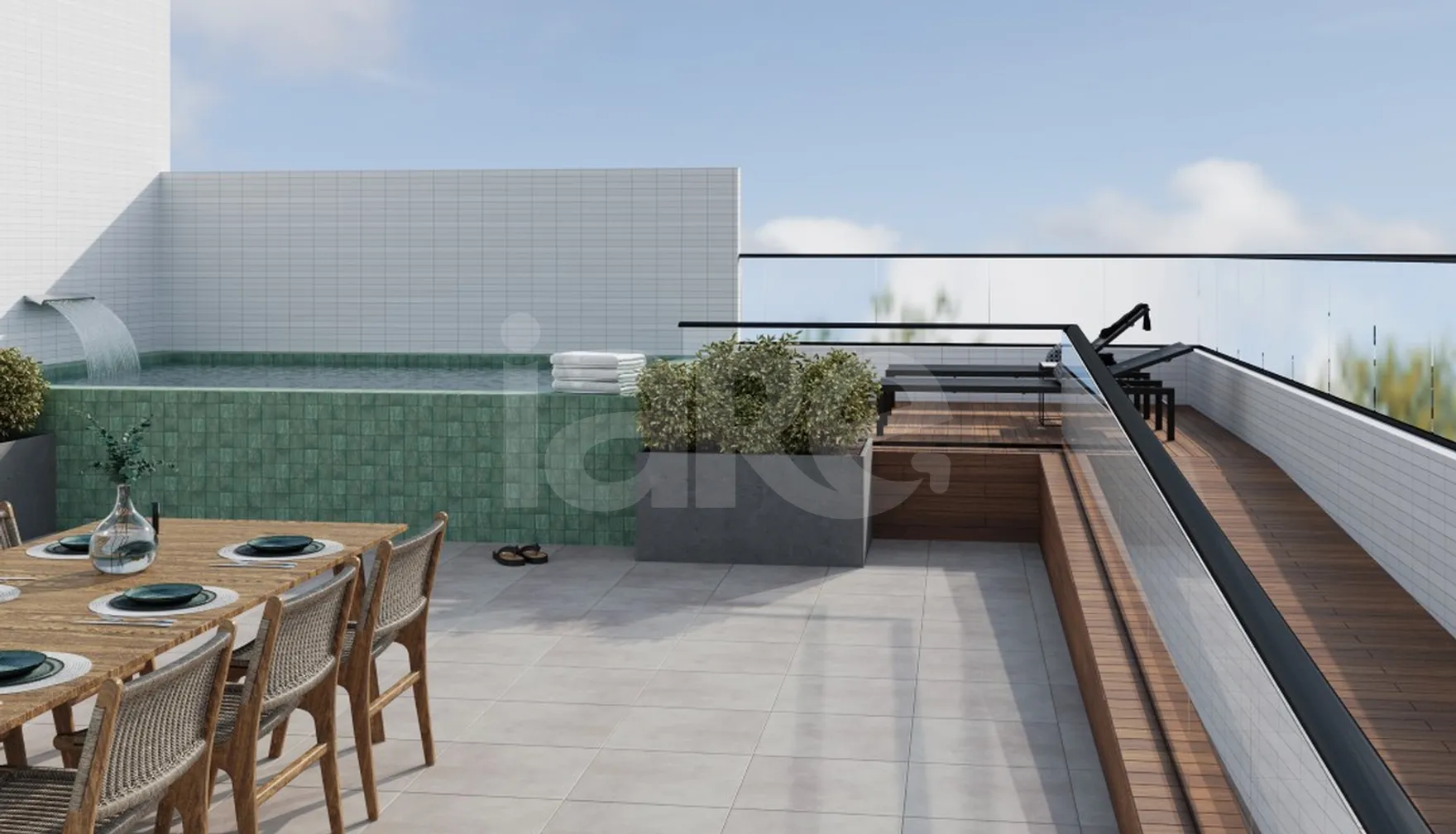 LR Horizon Residence - Garden com 66,36 m², em Bancários — foto 10