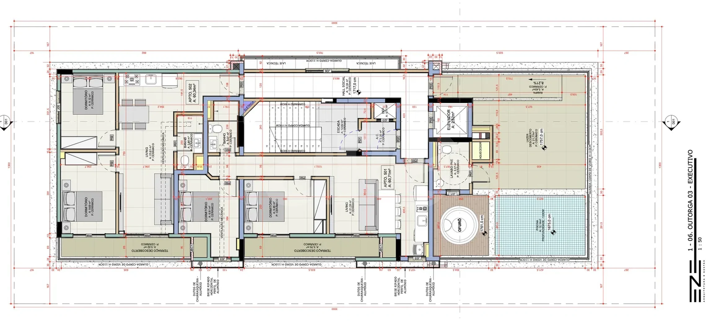 Planta — Pavimento rooftop