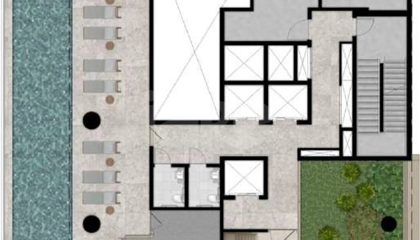 Planta — Pavimento lazer