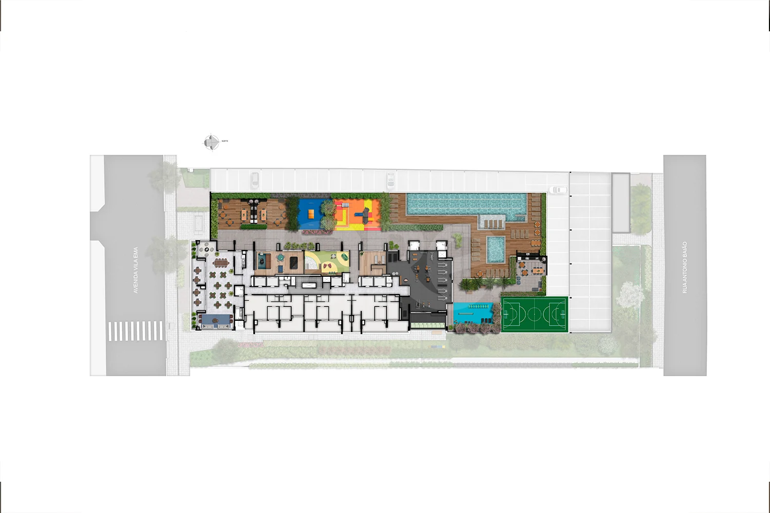 Planta — Pavimento lazer