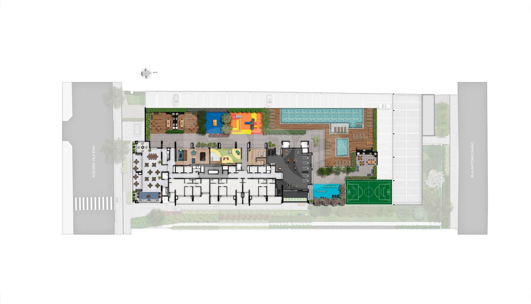 Planta — Pavimento lazer