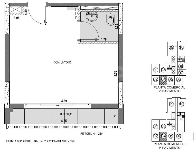 Planta — Sala 38,37 m²