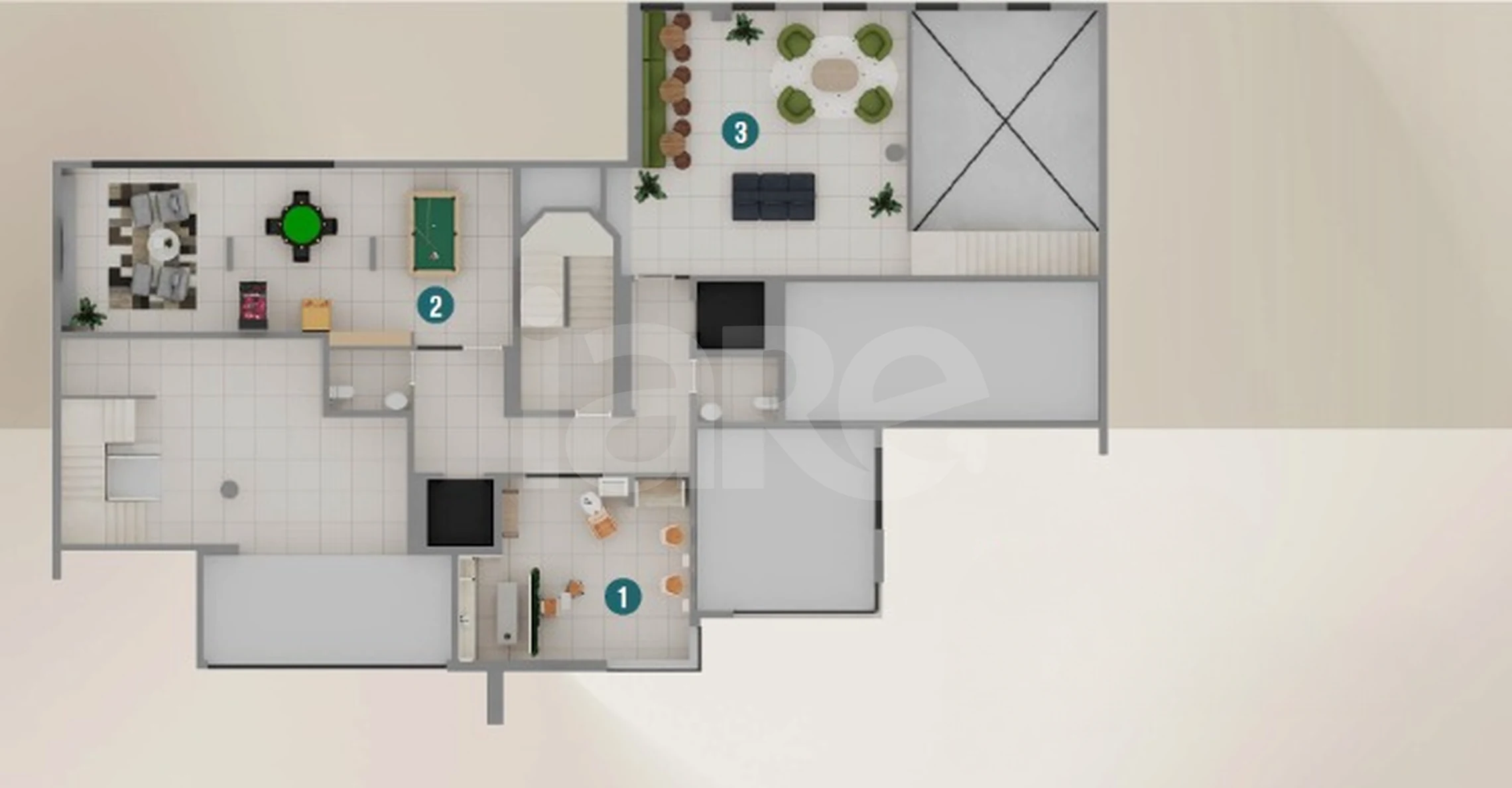 Planta — Pavimento lazer